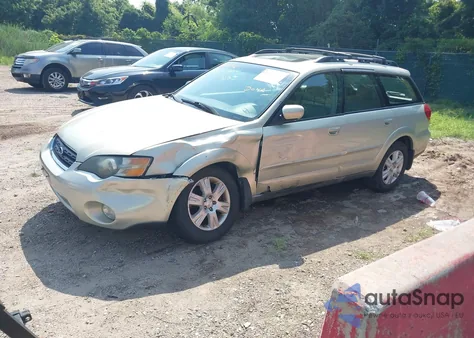 2005 Subaru Outback 2.5I Limited z USA, uszkodzony, nr VIN 4S4BP62C757386036